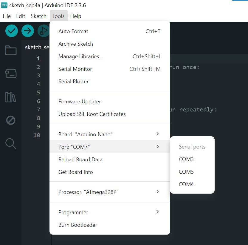 Arduino - NIDAQ e Arduino - GCoM